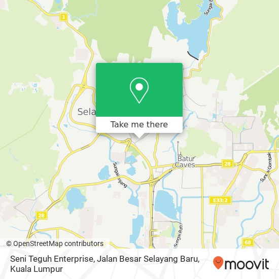 Seni Teguh Enterprise, Jalan Besar Selayang Baru map