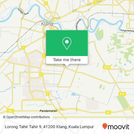 Peta Lorong Tahir Tahir 9, 41200 Klang