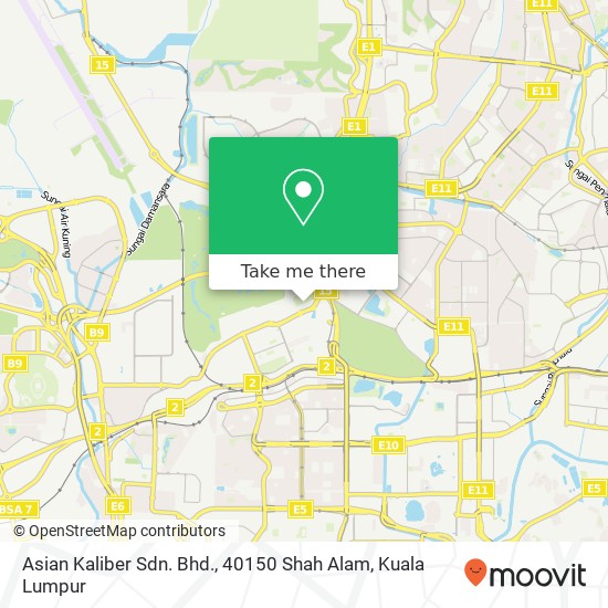 Asian Kaliber Sdn. Bhd., 40150 Shah Alam map