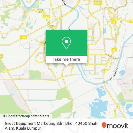 Great Equipment Marketing Sdn. Bhd., 40460 Shah Alam map