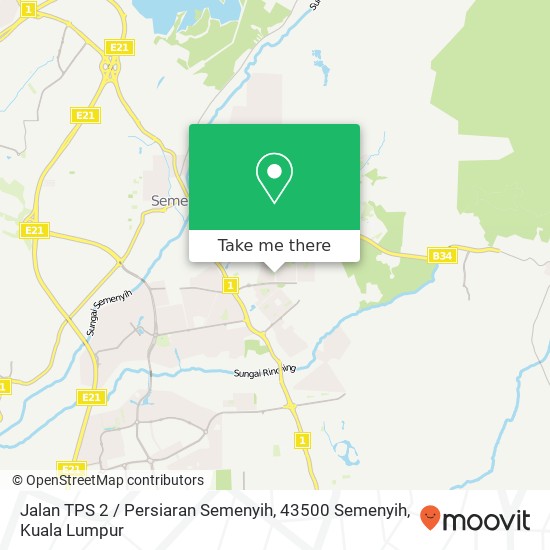 Jalan TPS 2 / Persiaran Semenyih, 43500 Semenyih map