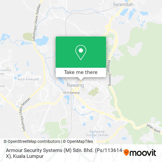 Armour Security Systems (M) Sdn. Bhd. (Ps / 113614-X) map