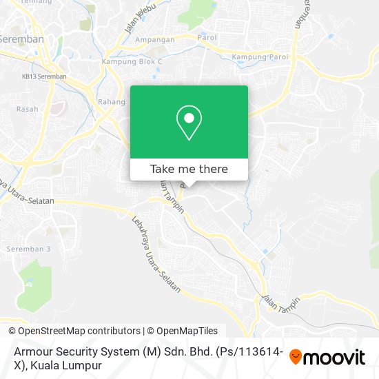 Armour Security System (M) Sdn. Bhd. (Ps / 113614-X) map