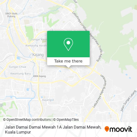 Jalan Damai Damai Mewah 1A Jalan Damai Mewah map