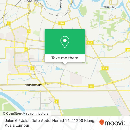 Jalan 6 / Jalan Dato Abdul Hamid 16, 41200 Klang map