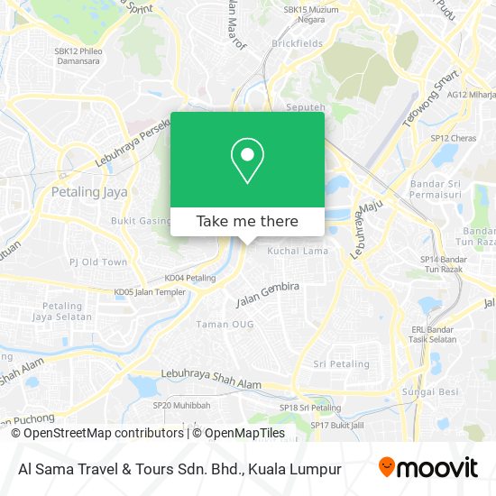 Al Sama Travel & Tours Sdn. Bhd. map