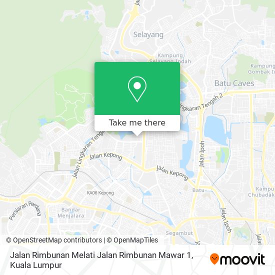 Jalan Rimbunan Melati Jalan Rimbunan Mawar 1 map