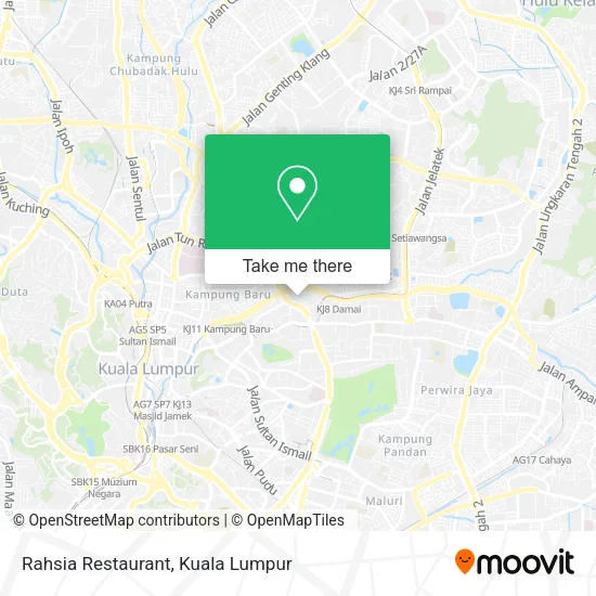 Rahsia Restaurant map