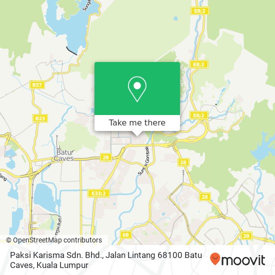Paksi Karisma Sdn. Bhd., Jalan Lintang 68100 Batu Caves map