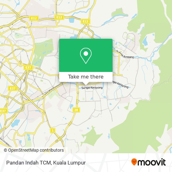 Pandan Indah TCM map