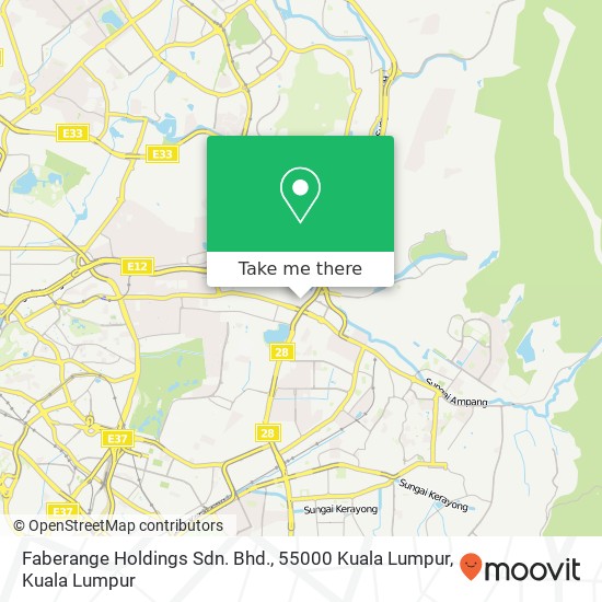 Faberange Holdings Sdn. Bhd., 55000 Kuala Lumpur map