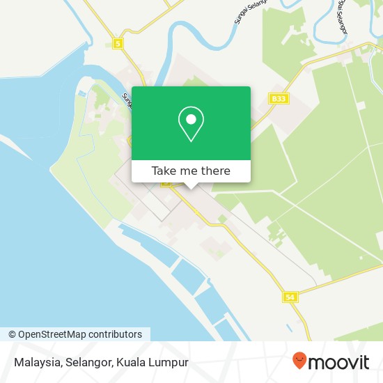 Malaysia, Selangor map