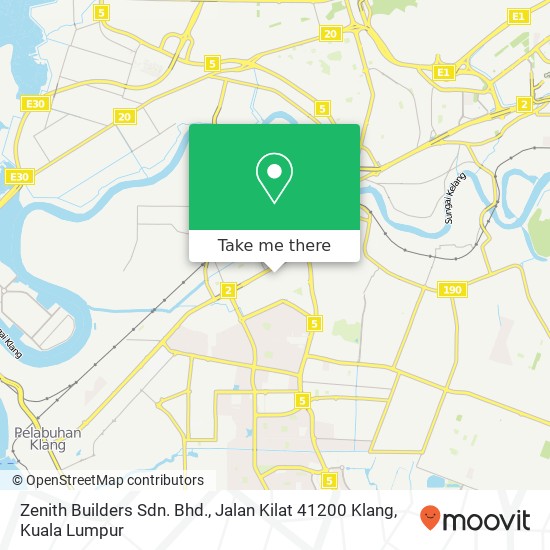Zenith Builders Sdn. Bhd., Jalan Kilat 41200 Klang map