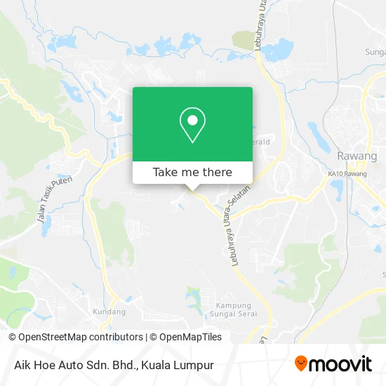 Aik Hoe Auto Sdn. Bhd. map