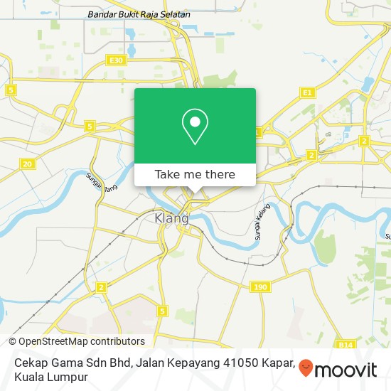 Cekap Gama Sdn Bhd, Jalan Kepayang 41050 Kapar map