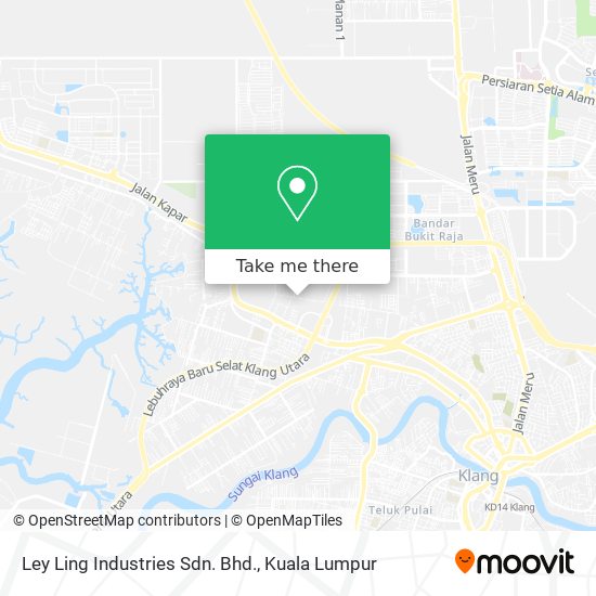 Ley Ling Industries Sdn. Bhd. map