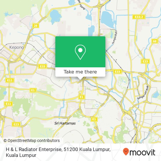 Peta H & L Radiator Enterprise, 51200 Kuala Lumpur