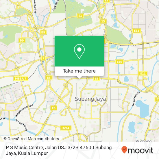 P S Music Centre, Jalan USJ 3 / 2B 47600 Subang Jaya map