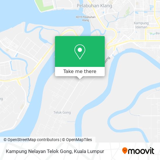 Peta Kampung Nelayan Telok Gong