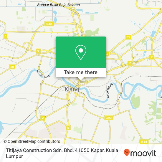 Titijaya Construction Sdn. Bhd, 41050 Kapar map