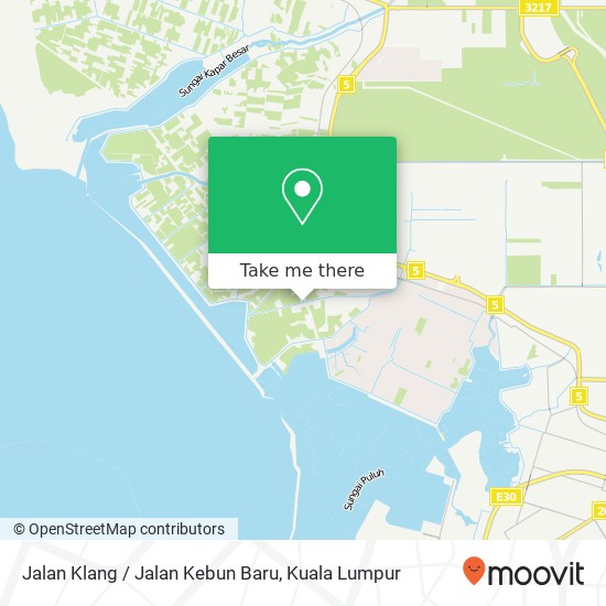 Jalan Klang / Jalan Kebun Baru, 42100 Kapar map