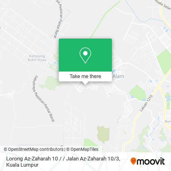 Lorong Az-Zaharah 10 / / Jalan Az-Zaharah 10 / 3 map