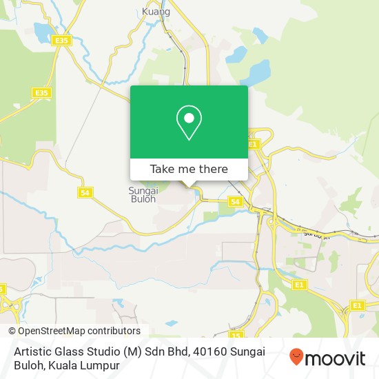 Artistic Glass Studio (M) Sdn Bhd, 40160 Sungai Buloh map