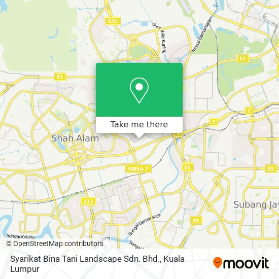 Syarikat Bina Tani Landscape Sdn. Bhd. map