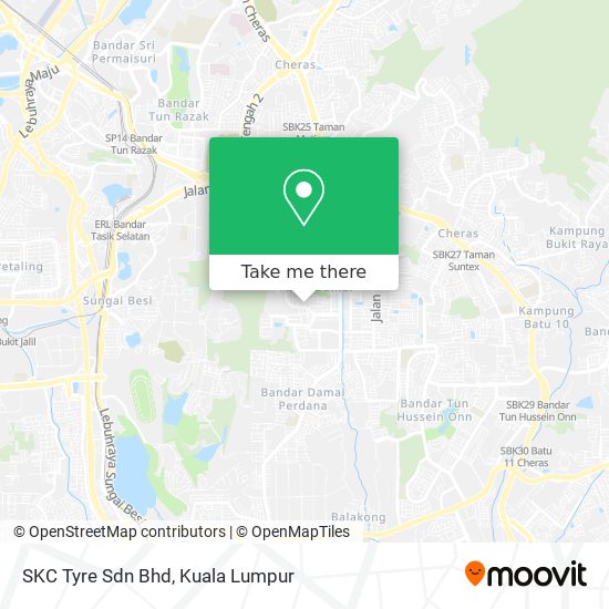 SKC Tyre Sdn Bhd map