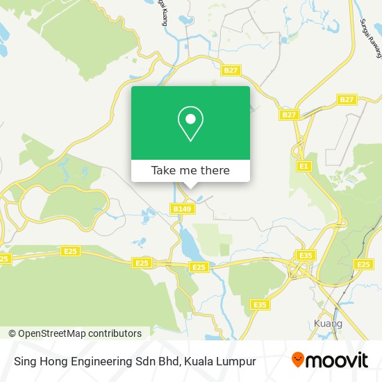 Sing Hong Engineering Sdn Bhd map
