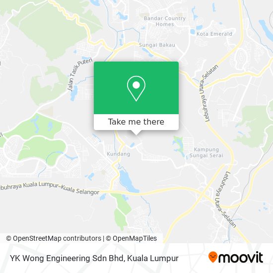 Peta YK Wong Engineering Sdn Bhd