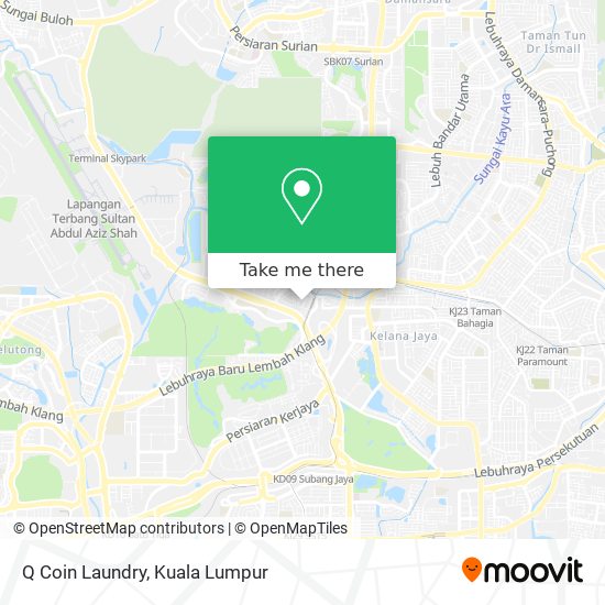 Q Coin Laundry map