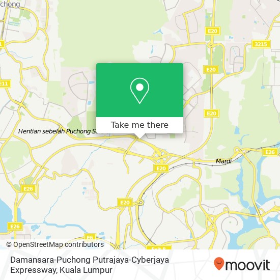 Damansara-Puchong Putrajaya-Cyberjaya Expressway, 43300 Seri Kembangan map