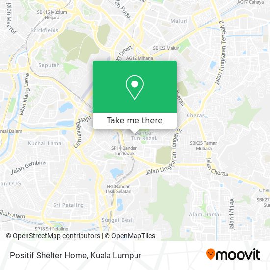 Peta Positif Shelter Home