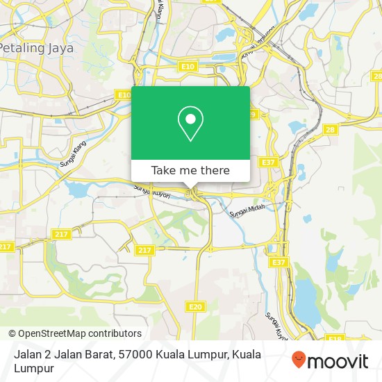 Jalan 2 Jalan Barat, 57000 Kuala Lumpur map