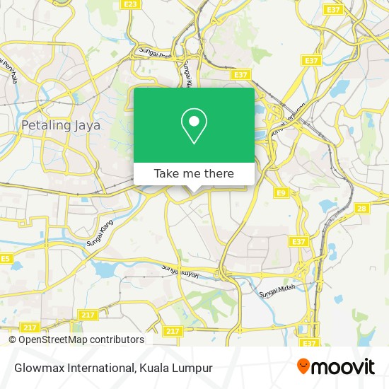 Glowmax International map