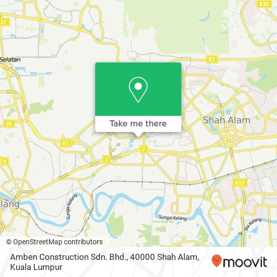 Amben Construction Sdn. Bhd., 40000 Shah Alam map