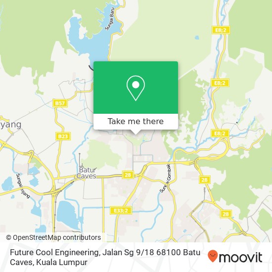 Future Cool Engineering, Jalan Sg 9 / 18 68100 Batu Caves map