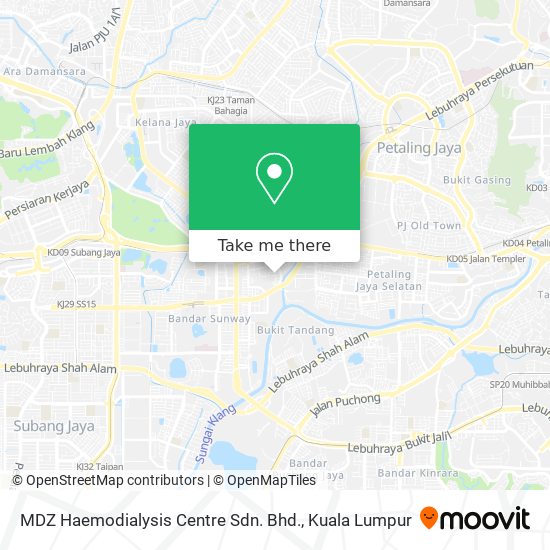 MDZ Haemodialysis Centre Sdn. Bhd. map