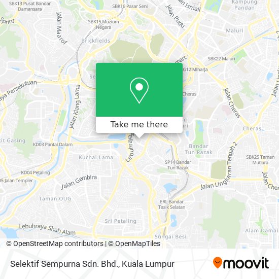 Selektif Sempurna Sdn. Bhd. map