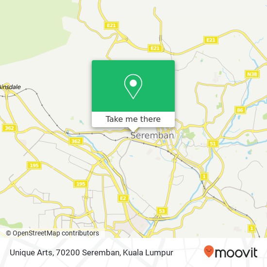 Unique Arts, 70200 Seremban map