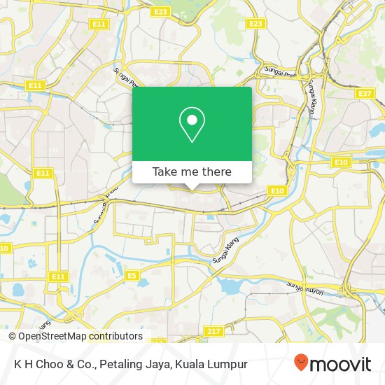 K H Choo & Co., Petaling Jaya map