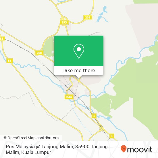 Peta Pos Malaysia @ Tanjong Malim, 35900 Tanjung Malim