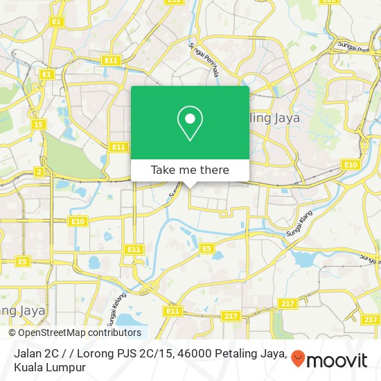 Peta Jalan 2C / / Lorong PJS 2C / 15, 46000 Petaling Jaya