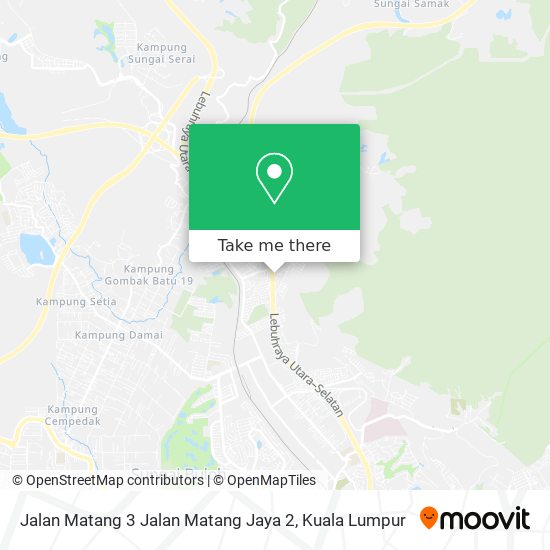 Jalan Matang 3 Jalan Matang Jaya 2 map