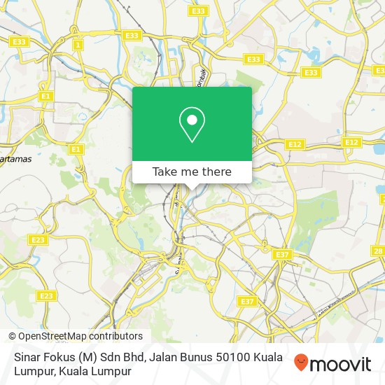 Sinar Fokus (M) Sdn Bhd, Jalan Bunus 50100 Kuala Lumpur map
