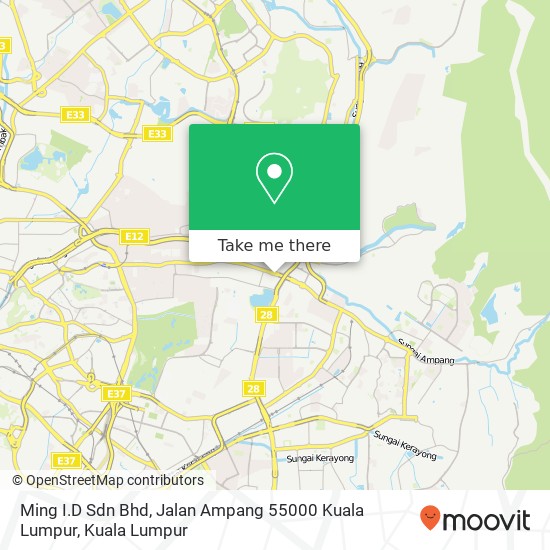 Ming I.D Sdn Bhd, Jalan Ampang 55000 Kuala Lumpur map