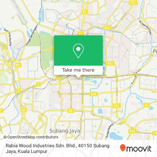 Rabia Wood Industries Sdn. Bhd., 40150 Subang Jaya map