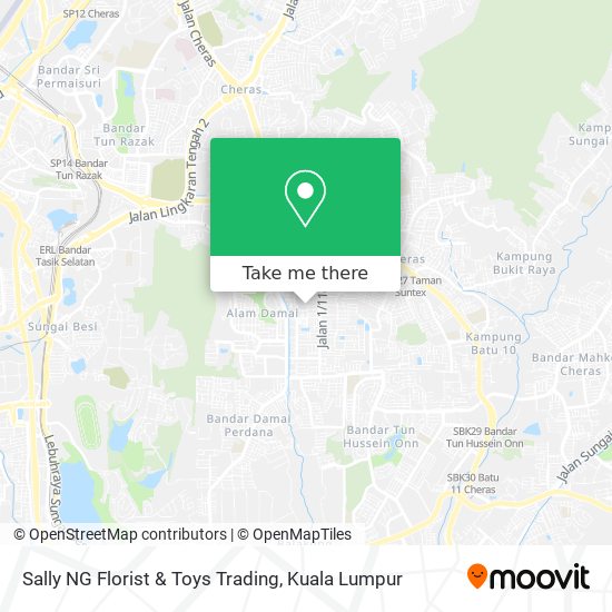 Sally NG Florist & Toys Trading map