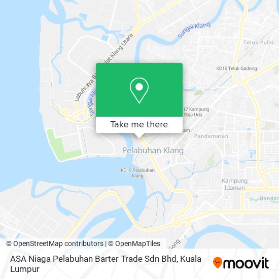Peta ASA Niaga Pelabuhan Barter Trade Sdn Bhd